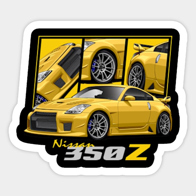 Nissan 350Z, JDM Car Sticker by T-JD